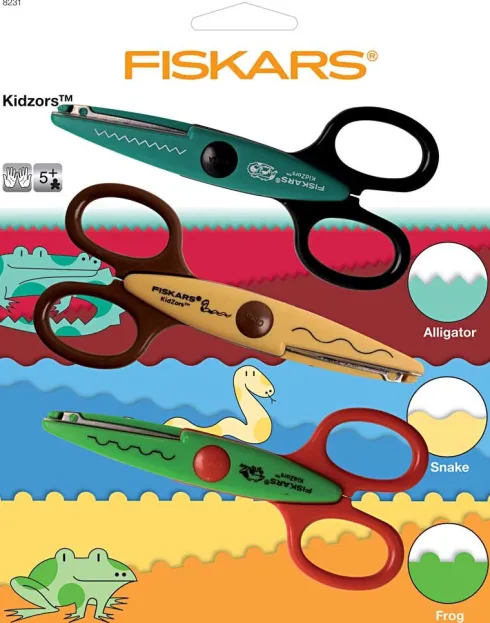 Fiskars - Kidzors Mønstersakse - 3 Stk
