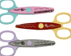 Fiskars - Kidzors Mønstersaks - Flodhest, Kamel Og Pindsvin - 3 Stk