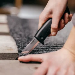 Fiskars - Pro Builder's Knife With Sharpener - Kniv Med Knivsliber
