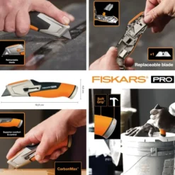 Fiskars - Pro Carbonmax Retractable Utility Knife - Universalkniv