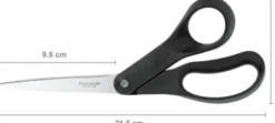 Fiskars - Universalsaks - Sort - Essential - 21 CM