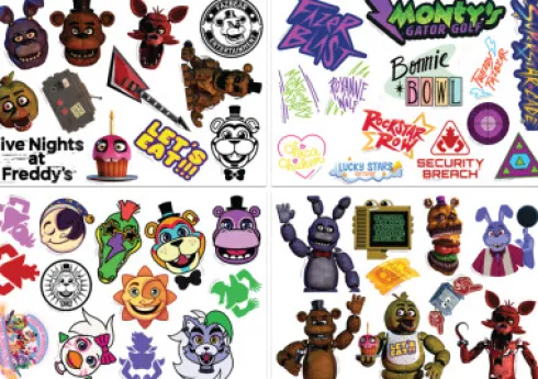 Five Nights At Freddy's Tech Decal Stickers
