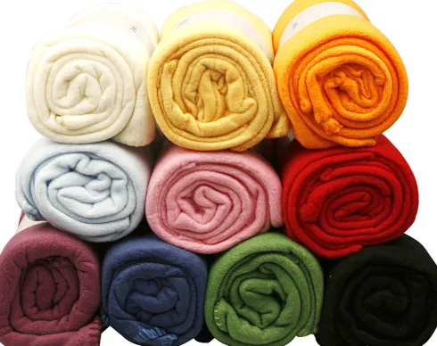 Fleece - L 125 CM - B 150 CM - Forskellige Farver - 10 Stk