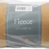 Fleece - L 125 CM - B 150 CM - 200 G - Beige - 1 Stk
