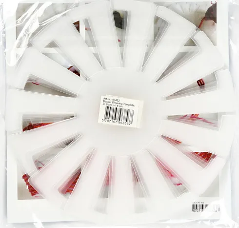 Flet-Let-Skabelon - H 6 CM - Ø 8 CM - Transparent - 10 Stk