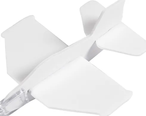 Flyvemaskiner - L 11,5-12,5 CM - B 11-12 CM - Hvid - 3 Stk