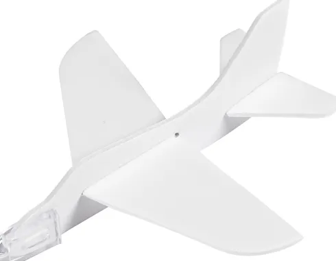 Flyvemaskiner - L 11,5-12,5 CM - B 11-12 CM - Hvid - 3 Stk