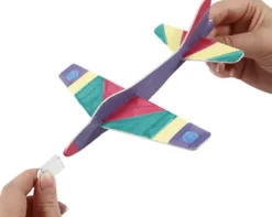 Flyvemaskiner - L 19 CM - B 17,5 CM - Hvid - 2 Stk