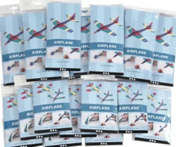 Flyvemaskiner - L 11,5-19 CM - B 11-17,5 CM - Hvid - 50 Stk