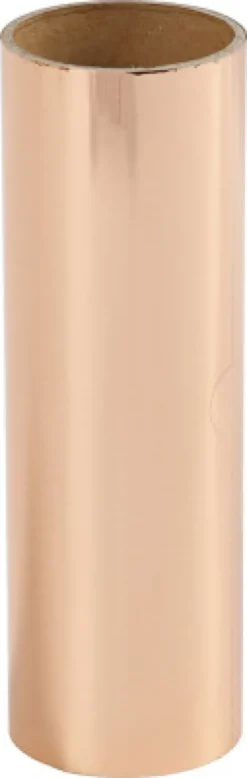 Folie Uden Klæb - B 15,5 CM - Tykkelse 0,02 MM - Rosaguld - 50 CM