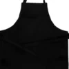 Forklæde - L 70 CM - B 55 CM - Str. 7-12 - 210 G - Sort - 1 Stk