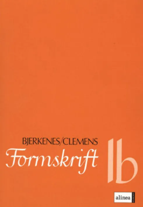 Formskrift 1B