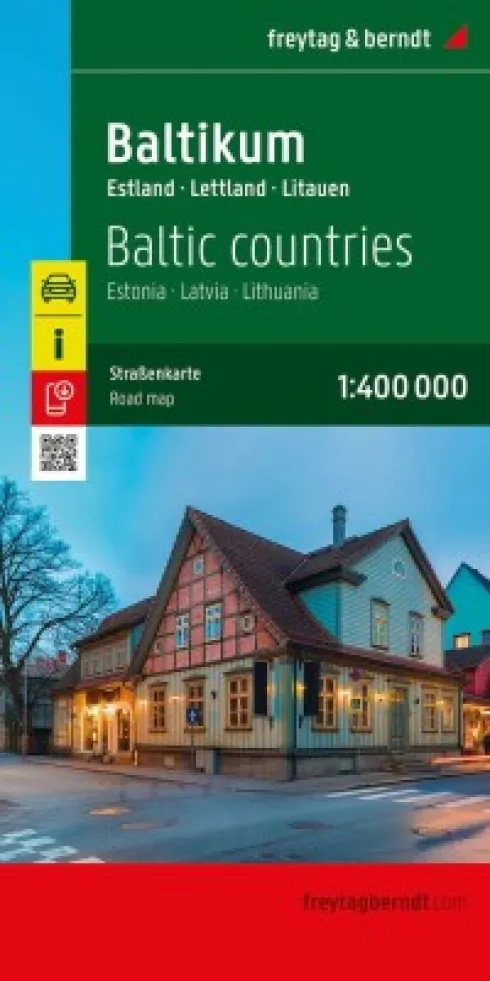 Freytag & Berndt - Baltic Countries - Estonia, Latvia & Lithuania Road Map