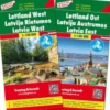 Freytag & Berndt - Road & Leisure Map Set Latvia East & West, Lettland Ost & West