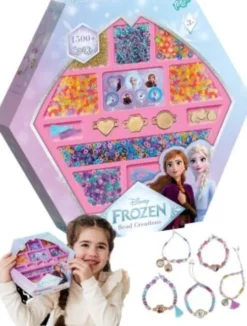 Frost - Disney - DIY Smykkesæt Til Børn - 1.500 Perler