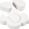 Fugl - L 25 CM - 400 G - Hvid - 100 Sæt