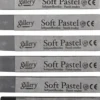 Gallery - Artists Soft Pastels - Tørpasteller - Sort Hvid - 12 Stk