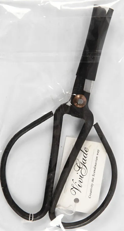 Gammeldags Saks - L 15 CM - Højre Venstre - B 8 CM