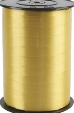 Gavebånd - B 10 MM - Blank - Guld - 250 M