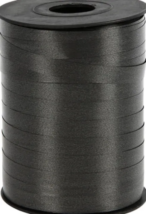 Gavebånd - B 10 MM - Blank - Sort - 250 M