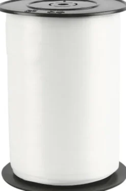 Gavebånd - Hvid - B 10 MM - Blank - 250 M