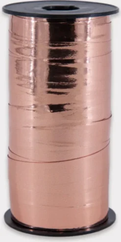 Gavebånd - Poly Rosegold Metal - 10 MM X 50 M - Scanseason