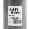 Gavebånd - Sort - B 10 MM - Glitter - 100 M