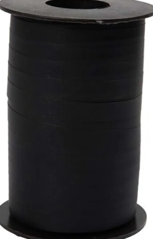 Gavebånd - Sort - B 10 MM - Mat - 250 M