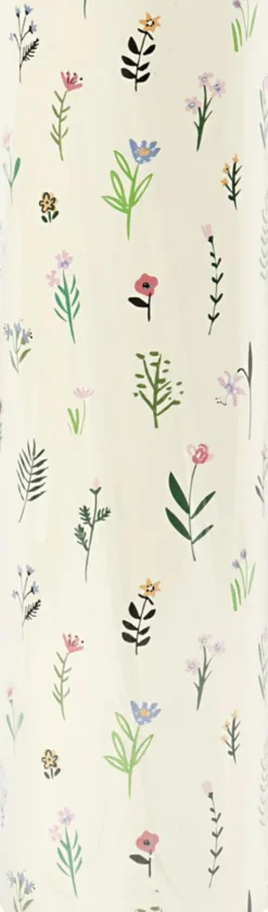 Gavepapir - Blomster - B 50 CM - 80 G - 100 M