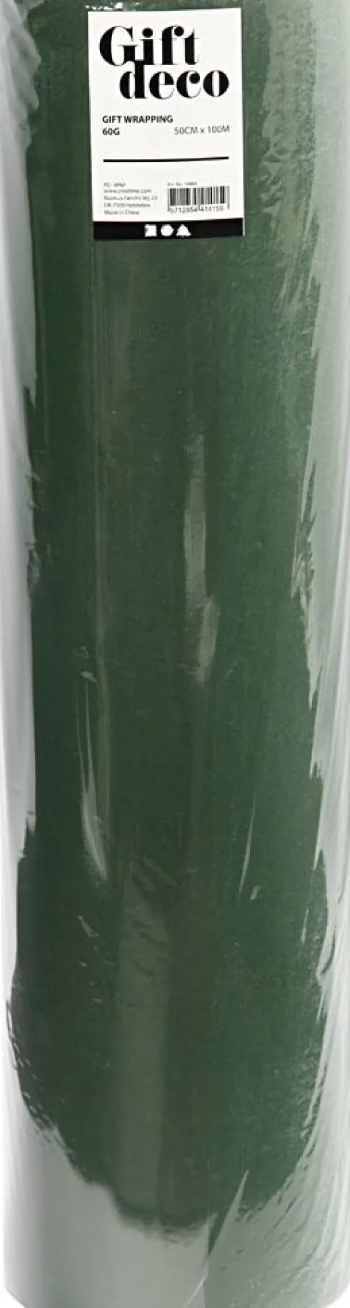 Gavepapir - Grøn Ensfarvet - B 50 CM - 60 G - 100 M