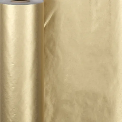 Gavepapir - Guld Ensfarvet - B 50 CM - 60 G - 100 M