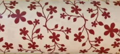 Gavepapir - Stor Rulle 200 M X 35 CM - Blomsterranke