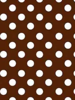 Gavepapir - Stor Rulle 200 M X 40 CM - Brun - Store Prikker