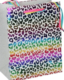 Gavepose Glitter Foil 18 X 10 X 23 CM - 1 Stk - Assorteret