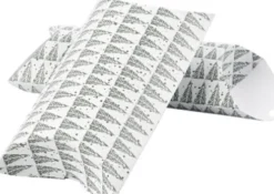 Gaveæske - Grantræ - Str. 18X15X6 CM - 300 G - Grøn - 3 Stk