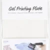Gel Trykplade - Str. 12,7X17,8X1 CM - Mat Transparent - 1 Stk
