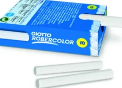 Giotto Tavlekridt 10 MM - Hvid 10 Stk