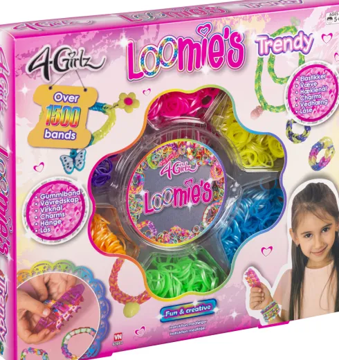 4-Girlz - Loomies Flower DIY Smykkesæt For Børn - Vn 63003