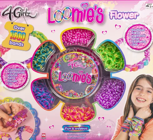 4-Girlz - Loomies Flower DIY Smykkesæt For Børn - Vn 63003