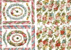 Glansbilleder - Blomster Små - 2 Ark