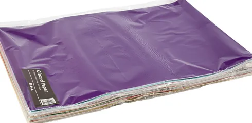 Glanspapir - 32X48 CM - 80 G - Forskellige Farver - 11X25 Ark