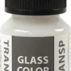 Glasmaling - Transparent - Hvid - 30 ML