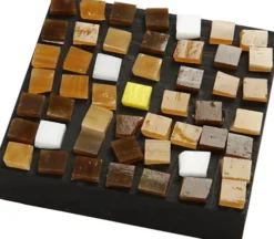 Glasmosaik - Str. 10X10 MM - Tykkelse 3 MM - 454 G