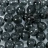 Glasperler - Ø 4 MM - Hulstr. 1 MM - Grå - 45 Stk