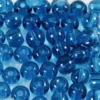 Glasperler - Ø 4 MM - Hulstr. 1 MM - Turkis - 45 Stk