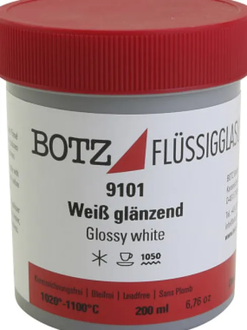 Glasur Til Ler - Hvid - 200 ML