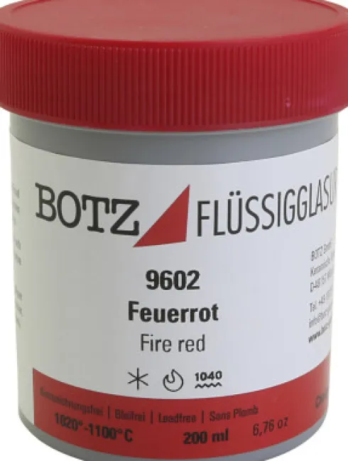 Glasur Til Ler - Rød - 200 ML