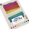 Glimmer Papir Blok - Forskellige Farver - A4 - 180 G - 10 Ark