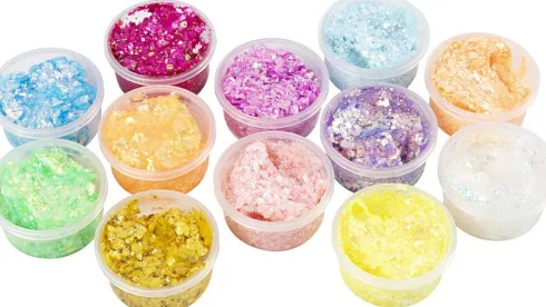 Glitter Clay - Assorterede Farver - 72X20 ML