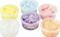 Glitter Clay - Pastelfarver - 6X20 ML
